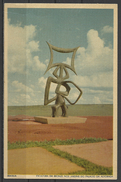 Brazil, Brasilia, Bronze Sculpture Behind The Alvorada Palace. - Brasilia