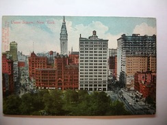 Carte Postale Etats-Unis  Union Square , New York  (petit Format Couleur Non Circulée) - Parken & Tuinen