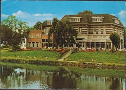 Grote Kaart Ommen Overijssel Hotel Restaurant De Zon Aan De Vecht - Ommen