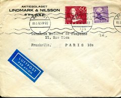 Enveloppe Lindmark & Nilsson à Destination De Paris - Oblitération Orebro Du 19-3-1940 - Autres & Non Classés