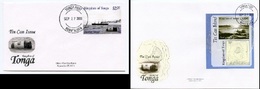 Tonga 2013, Tin Can Island, Ship, 2FDC - Tonga (1970-...)