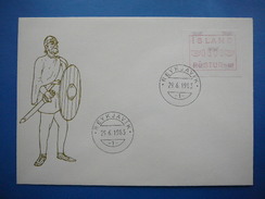 Iceland 1983 # FDC Automatenmarke - Lettres & Documents