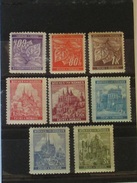 Germania Occupazione 1940 Bohmen Und Mahren 8 Stamps Leaves And Castles MNH - Nuevos