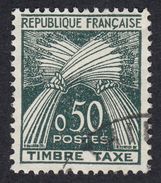FRANCE Francia Frankreich -  1960 - TIMBRE-TAXE Yvert 93, 50 Cent, Oblitéré - 1960-.... Used