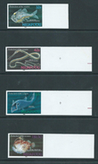 Tonga Niuafo´ou 1989 Fish Ocean Protection Set Of 4 Imperforate Plate Proofs MNH - Tonga (1970-...)