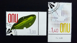 UNO-Genf 807/8 Oo/ESST, Dauerserie - Used Stamps