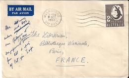 - Enveloppe  - Cachet Au Départ De  MELBOURNE   (  Australie )     à  Destination De  PARIS     (  Par Avion )        £ - Postmark Collection