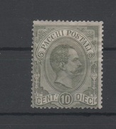 1884-86 Pacchi Postali 10 C. MLH - Neufs