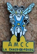 AMCC - AMICAL MOTARDS LA CHAUX-DE-FONDS - NEUCHÂTEL - SUISSE - ABEILLE - GUÊPE - MOTO -      (10) - Moto