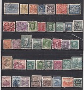 Tchecoslovaquie  Lot De 39 Timbres  Différents  Avant 1939 - Lots & Serien