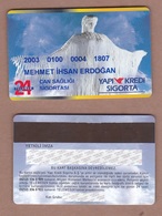 AC - TURKEY YAPIKREDI INSURANCE ​​​​​​​TELEMED24 BANK CARD - CREDIT CARD - Tarjetas De Crédito (caducidad Min 10 Años)