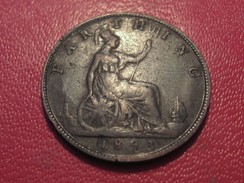 Grande-Bretagne - UK - Farthing 1893 Victoria 3963 - B. 1 Farthing