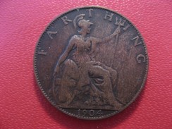 Grande-Bretagne - UK - Farthing 1904 Edward VII 3930 - B. 1 Farthing