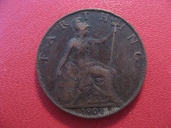 Grande-Bretagne - UK - Farthing 1902 Edward VII 3885 - B. 1 Farthing