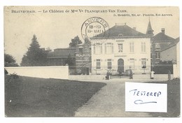 BEAUVECHAIN   Le Château Plancquart 1910  Cachet étoile / Sterstempel BEAUVECHAIN - Beauvechain