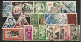 MONACO.  25 Timbres Commémoratifs Differents Oblitérés. - Lots & Kiloware (mixtures) - Max. 999 Stamps