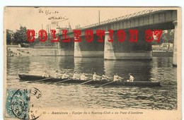 AVIRON - L'EQUIPE Du ROWING CLUB D'ASNIERES - Aviron