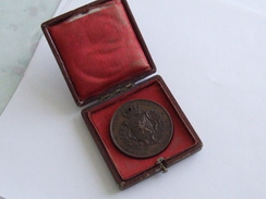 VILLE DE ST BRIEUC EXPOSITION REGIONALE DE 1865 MEDAILLE BRONZE 19EME - Bronzes