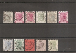Hong-Kong ( Lot De Timbres Divers Différents Oblitérés Avec Filigrand CA Couronne ) - Used Stamps