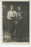 BELGIQUE - LIEGE - WELKENRAEDT - MODE - Belle Carte Photo Portrait Femmes Réalisé Par Photo M.LAMARCHE En 1917 - Welkenraedt