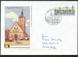 BUND USo35 Sonder-Umschlag RATHAUS DEGGENDORF Sost. 2002 - Covers - Used