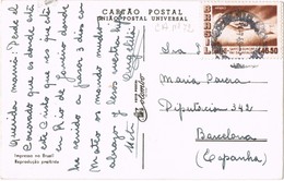 20569. Postal Aerea RIO De JANEIRO (Brasil) 1959. El Cristo Redentor - Covers & Documents