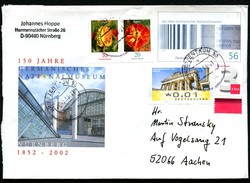 BUND USo40 Sonder-Umschlag GERMANISCHES NATIONALMUSEUM Nürnberg 2002 Gebraucht - Covers - Used