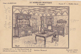 Bf - Cpa St SERVAN - Le Mobilier Rustique - Usine - Intérieur Normand (magasin à Paris Vè, Rue Royer Collard) - Saint Servan