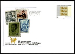 BUND USo43 Sonder-Umschlag SINDELFINGEN ** 2002 - Covers - Mint