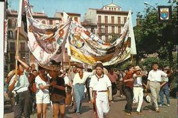 Pamplona    Plaza Del Castillo _ Penas  (El  Aldapa ) Hacia  Los  Toros - Navarra (Pamplona)