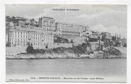 MONTE CARLO - N° 738 - MONTE DE LA COSTA - LES HOTELS - CPA NON VOYAGEE - Alberghi