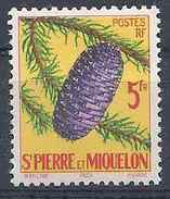 1958 SAINT PIERRE MIQUELON 359** Arbre, Pigne De Pin - Neufs