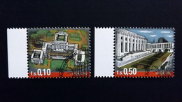 UNO 741/2 Oo/ESST, Palais Des Nations In Genf; Zeichnungen Von Scott Solberg - Used Stamps