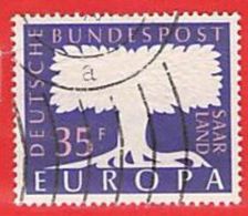 MiNr.403 O Deutschland Saarland (1957-1959) - Gebraucht