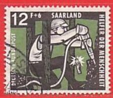 MiNr.405 O Deutschland Saarland (1957-1959) - Gebruikt