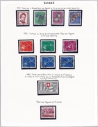 Suisse - Collection Vendue Page Par Page - Timbres Oblitérés / Neufs */** (avec Ou Sans Charnière) - Gebruikt