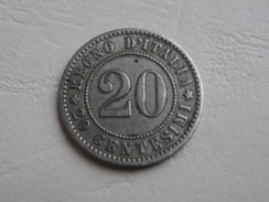 ITALIE 20 Centesimi 1894 Kb   Cupronickel      KM #28.1      TTB - 1878-1900 : Umberto I.