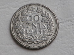 Pays Bas 10 CENTS 1941       KM #163  Argent0.640    TTB à SUP - 10 Cent