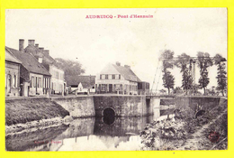 * Audruicq (Dép 62 - Pas De Calais - France) * (Cliché G. Damez) Pont D'Hennuin, à La Décente Des Voyageurs Café, Top - Audruicq