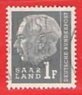 MiNr.409 O Deutschland Saarland (1957-1959) - Gebruikt