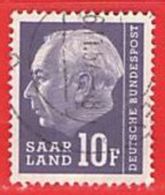 MiNr.413 O Deutschland Saarland (1957-1959) - Gebraucht