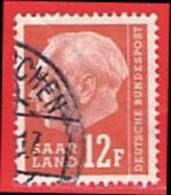 MiNr.414 O Deutschland Saarland (1957-1959) - Gebraucht