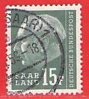 MiNr.415 O Deutschland Saarland (1957-1959) - Gebruikt