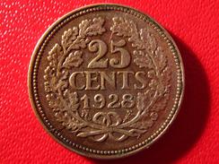 Pays-Bas - 25 Cents 1928 3694 - 25 Centavos