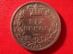 Royaume-Uni - UK - Six Pence 1884 3762 - H. 6 Pence