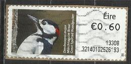 # Irlanda 2013 - Great Spotted Woodpecker (Dendrocopos Major) Animali Su Frammento - Franking Labels