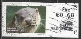 # Irlanda 2014 - Otter (Lutra Lutra) Animali (Fauna) | Lontre - (su Frammento) - Viñetas De Franqueo (Frama)