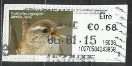 # Irlanda 2014 - Wren (Troglodytes Troglodytes) | Uccelli - (su Frammento) - Franking Labels