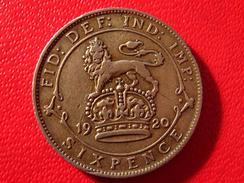 Royaume-Uni - UK - Six Pence 1920 3760 - H. 6 Pence