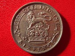 Royaume-Uni - UK - Six Pence 1925 3778 - H. 6 Pence